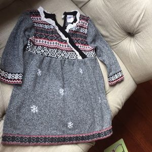 Hanna Anderson winter dress size 80